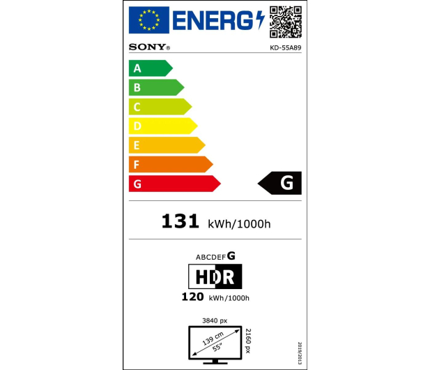 SONY KD55A89 OLED, UHD, Smart TV, HDR10 - 578571 - zdjęcie 2